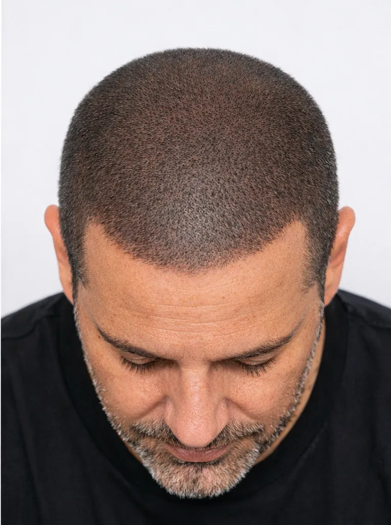 After SMP density enhancement — natural crown coverage VANC Clinic